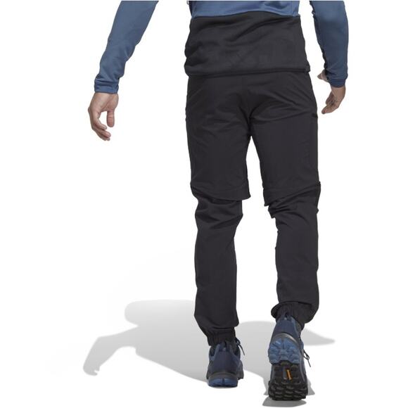 Adidas Men's Black Terrex Utilitas Hiking Zip-Off Pants Size L - Picture 2 of 10
